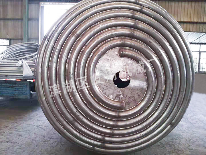 雙通道封頭盤(pán)管加工